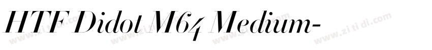 HTF Didot M64 Medium字体转换